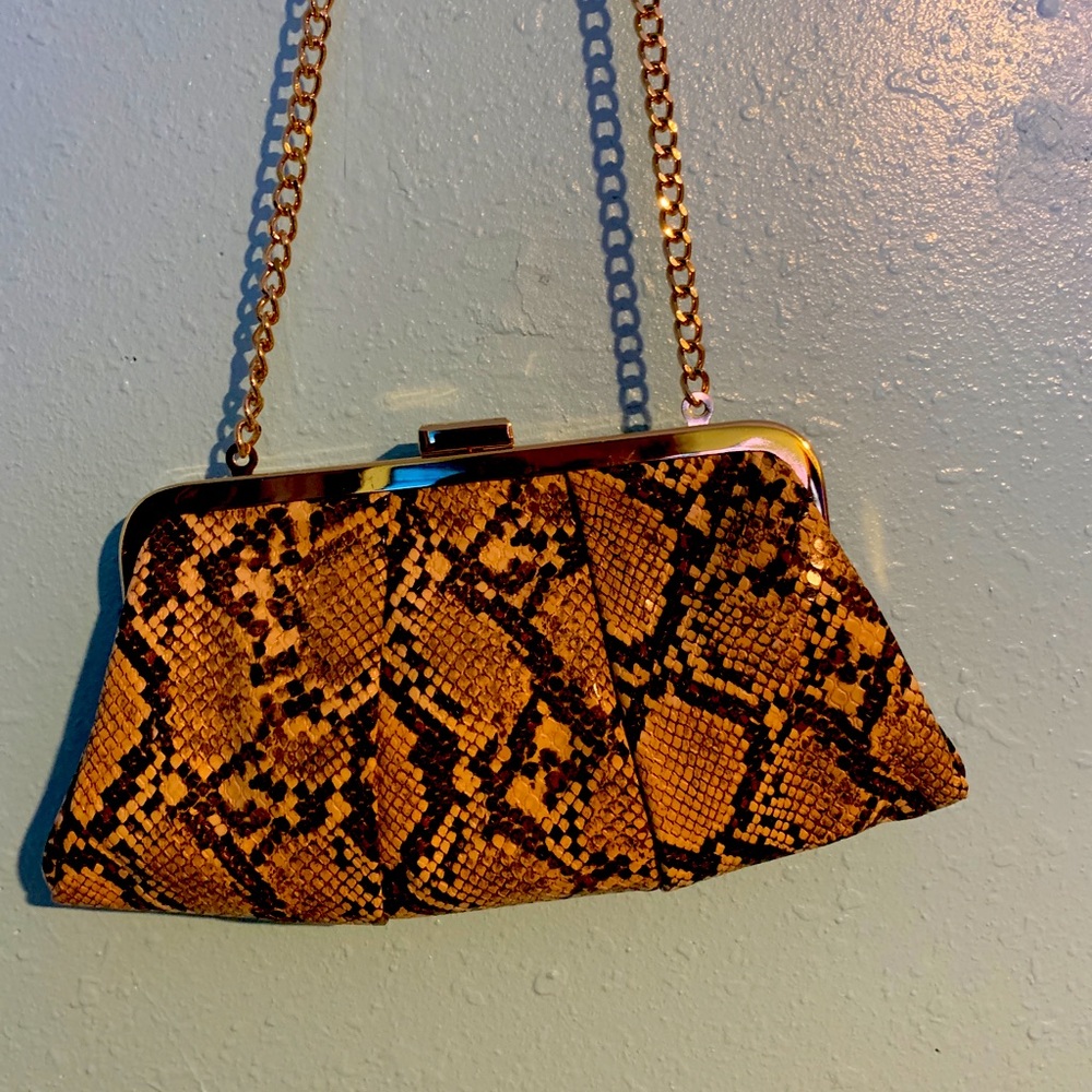 Snake print over shoulder purse NEW🐍 👜